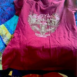 Harley Davidson short sleeved t shirt from Fairbanks Alaska